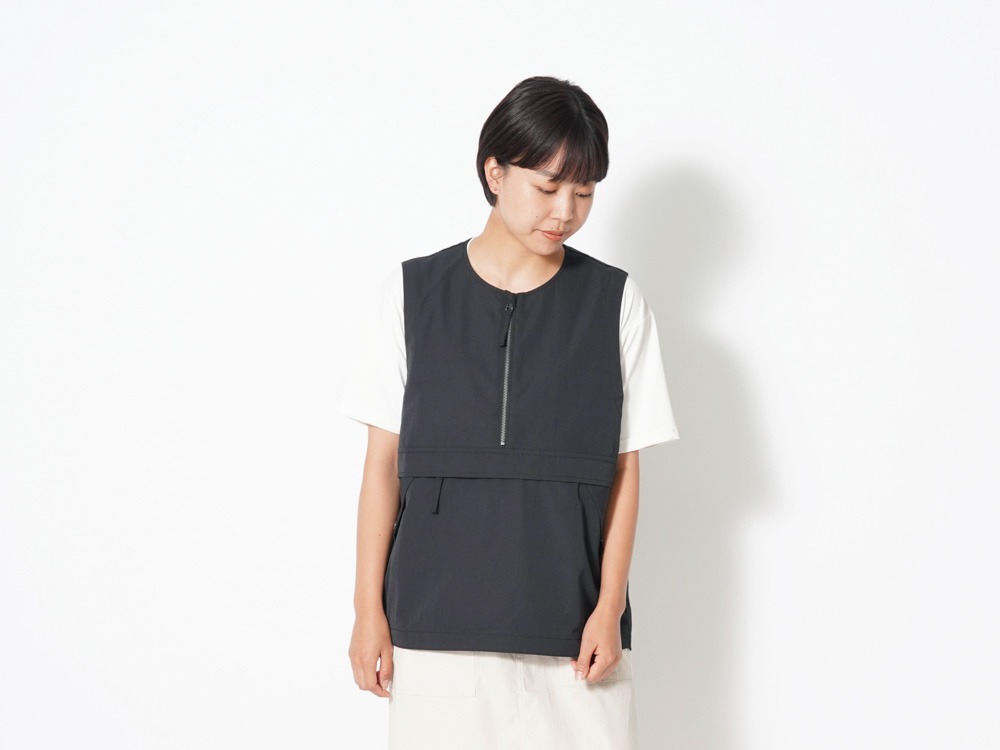 TAKIBI Weather Cloth Vest M Black