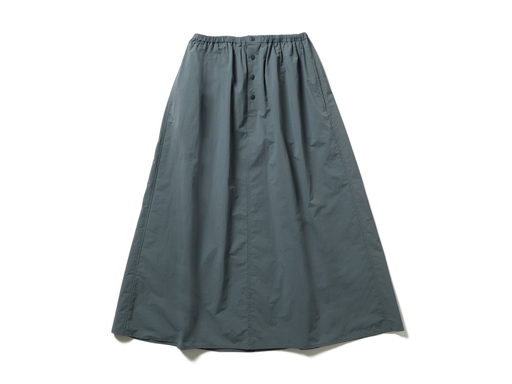 Nylon Tussah Skirt 2 GREY