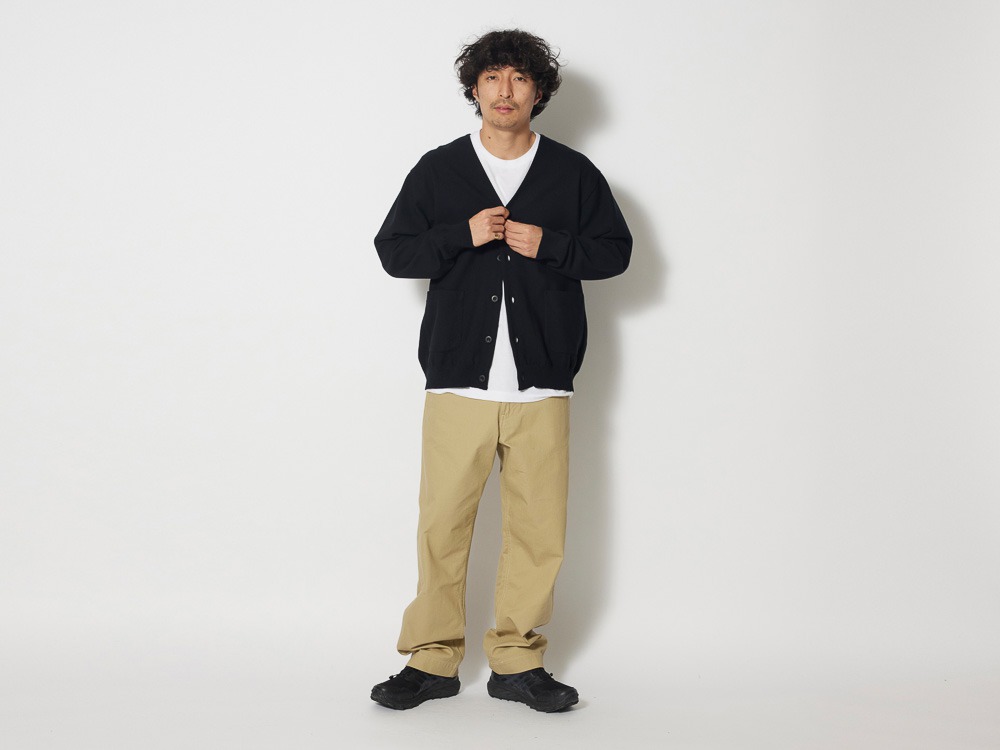 Co/Pe Knit Cardigan 1 Black