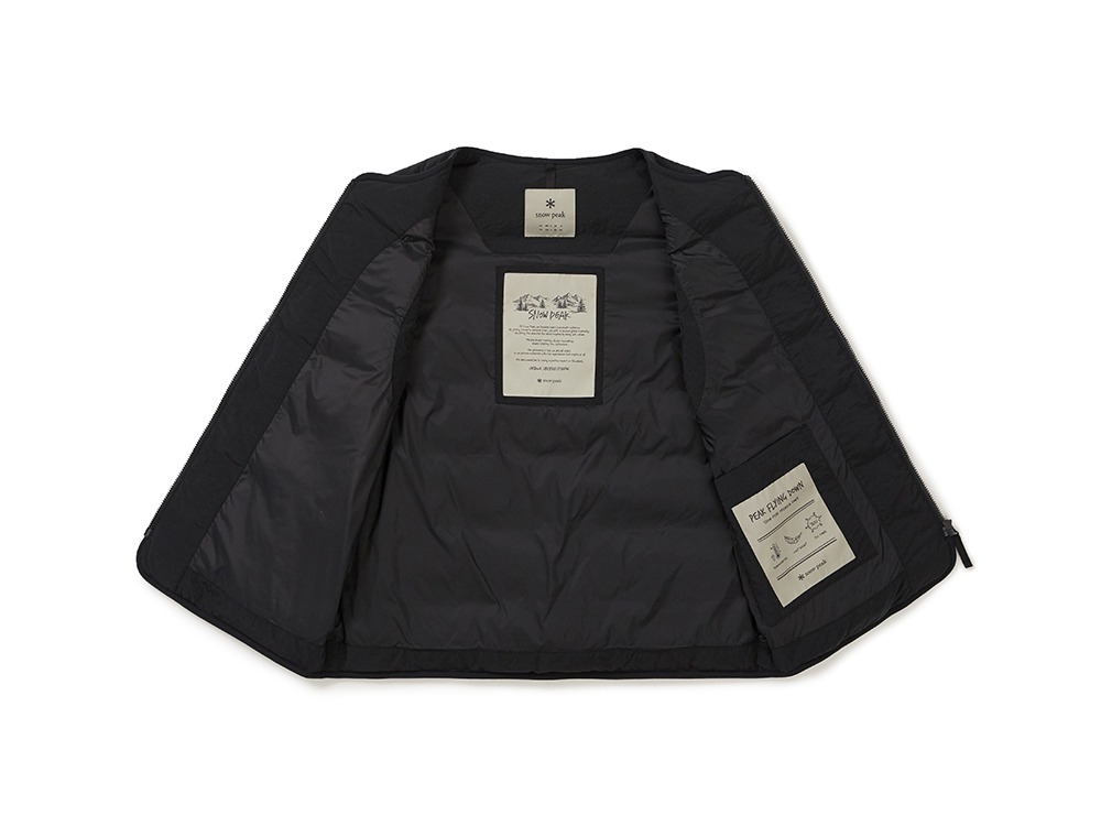 Land Women's Lightweight Down Vest M BLACK