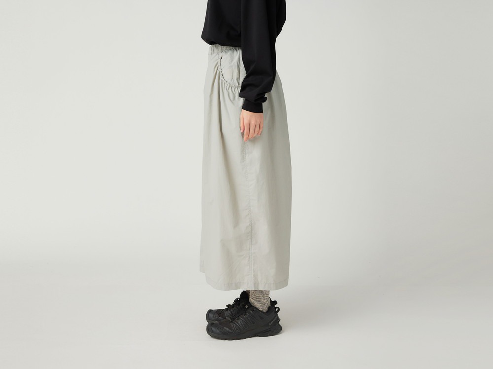 【先行予約商品】Nylon Tussah Utility Storage Skirt 2 BLACK