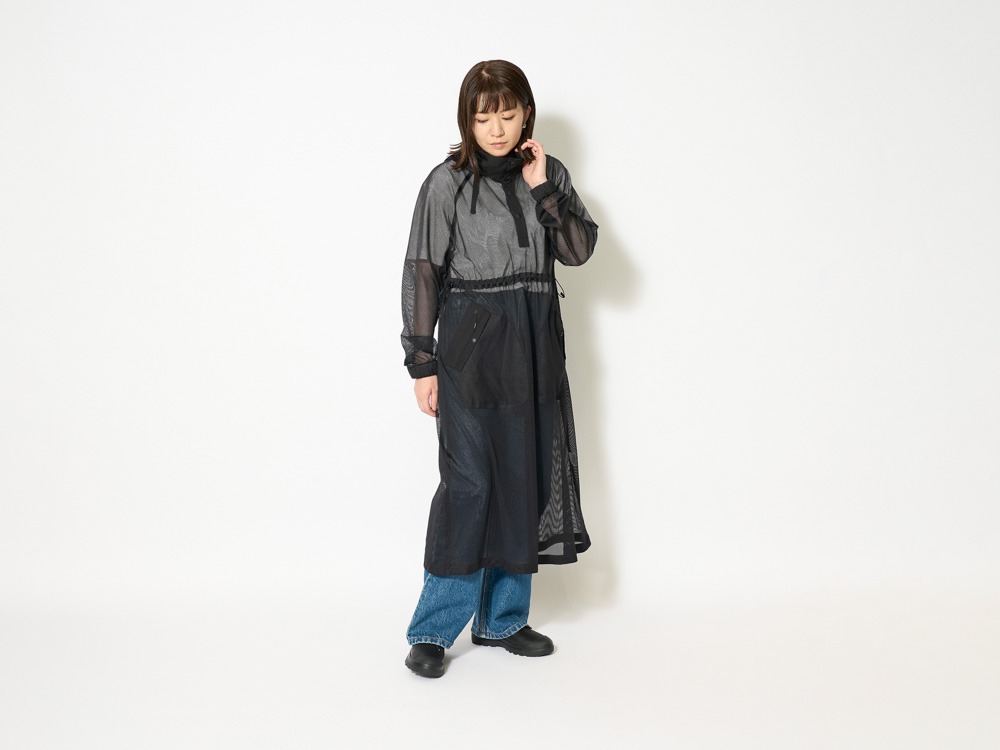 Insect Shield Mesh Long Pullover 1 Black