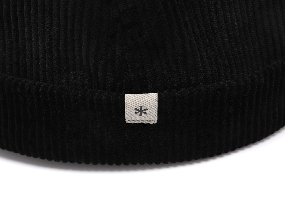 Corduroy Watch Cap One BLACK