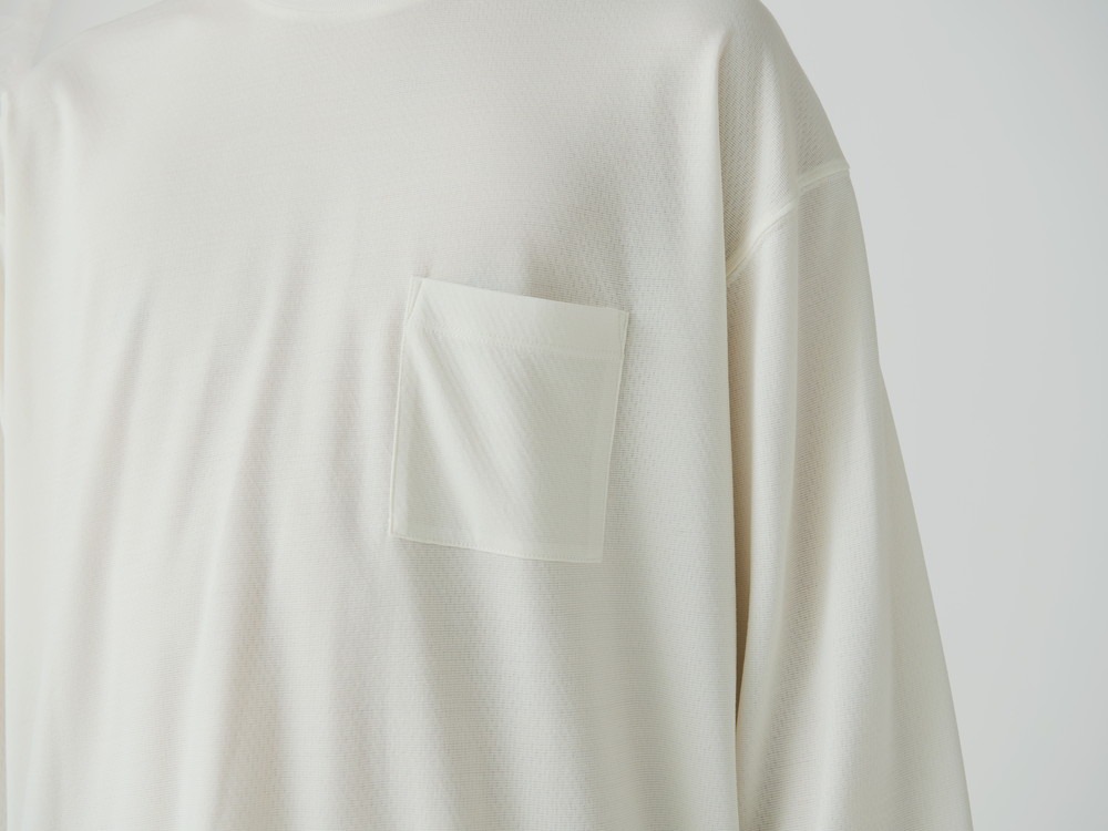 【先行予約商品】Hybrid Wool Mesh L/S T-Shirt S BLACK