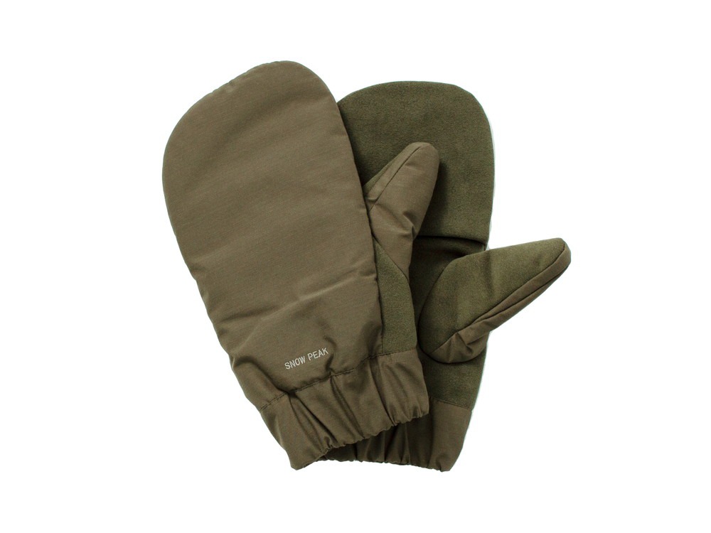 FR Down Mittens S Olive