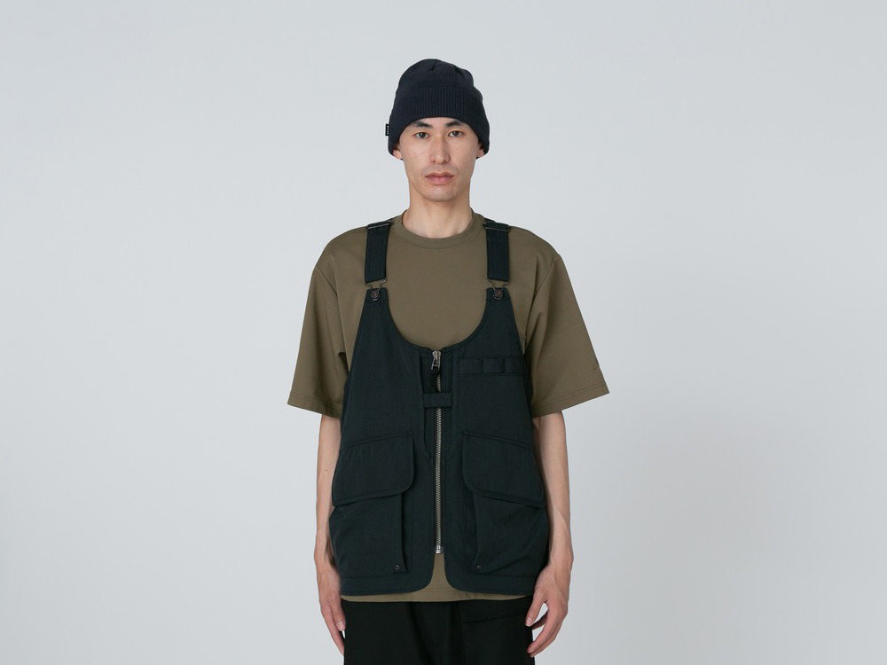 TAKIBI Weather Cloth Vest S LIGHT OLIVE