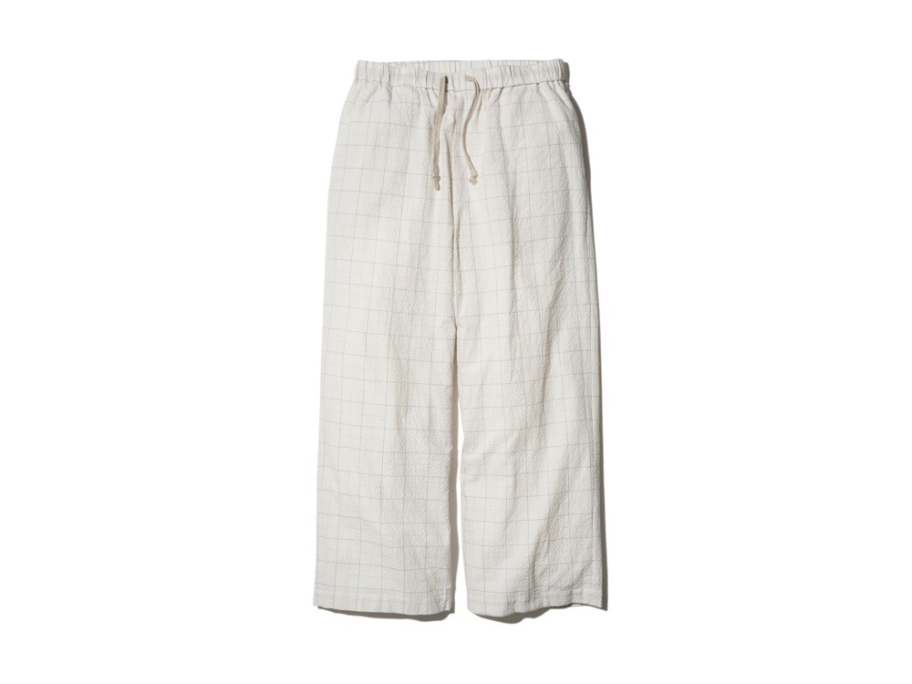 Co/Pe Washer Check Pants L Ecru(PA-23SU20104EC) |  パンツの通販（アウトドア用品）はスノーピーク(Snow Peak)