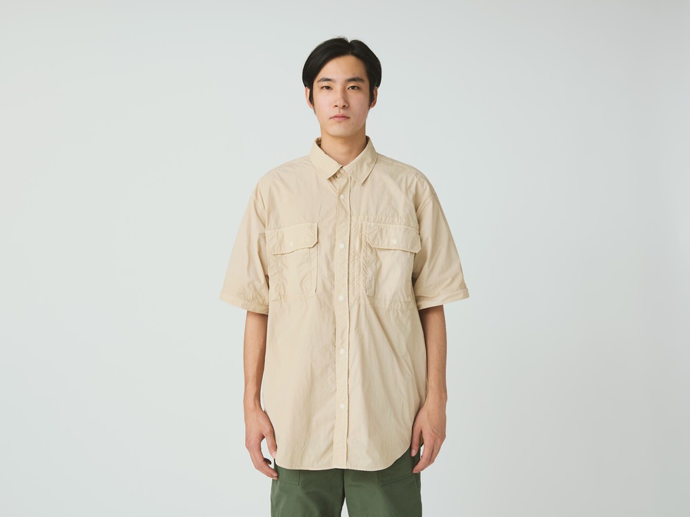 【先行予約商品】Garment Dyed Convertible Shirt M IVORY