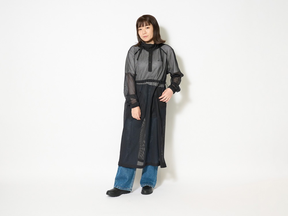 Insect Shield Mesh Long Pullover 1 Black