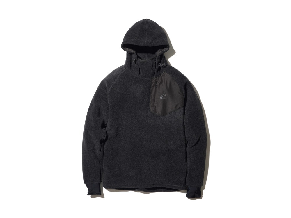 Fleece Balaclava Hoody S Black