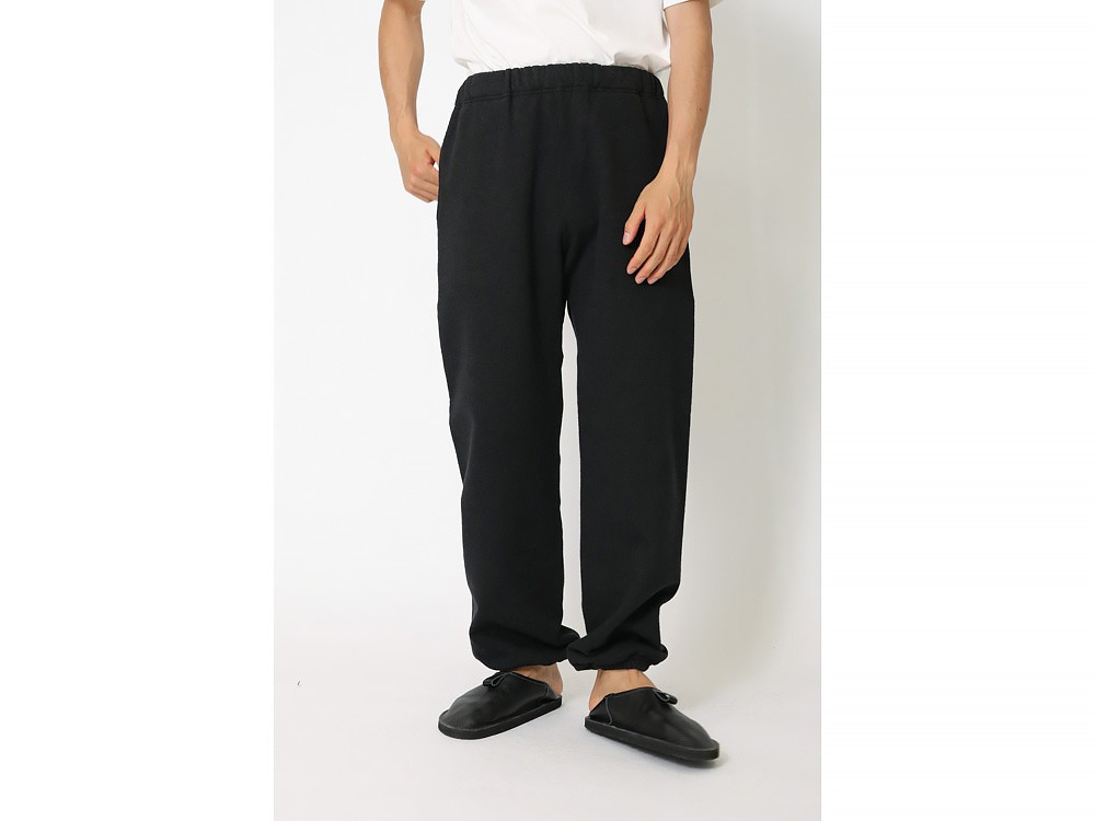 Recycled Cotton Sweat Pants M Black(PA-22SU403R03BK) | パンツの  