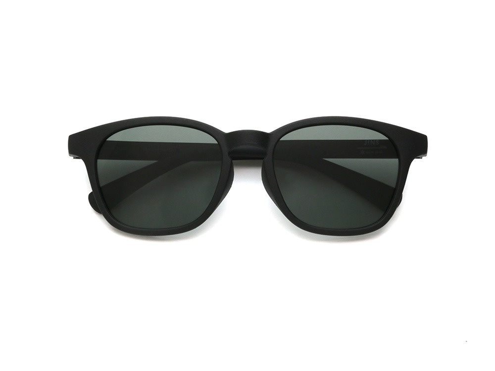 JINS × Snow Peak Rubber Sunglasses Matte Black (Wellington)