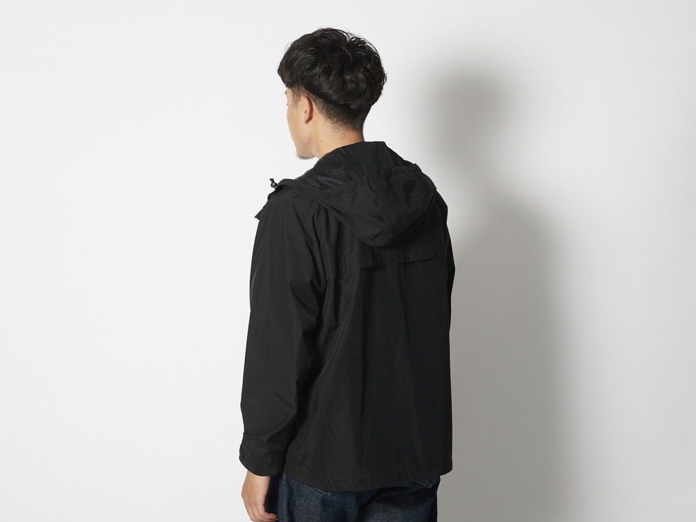 Light Mountain Cloth Zip Up Parka M Navy