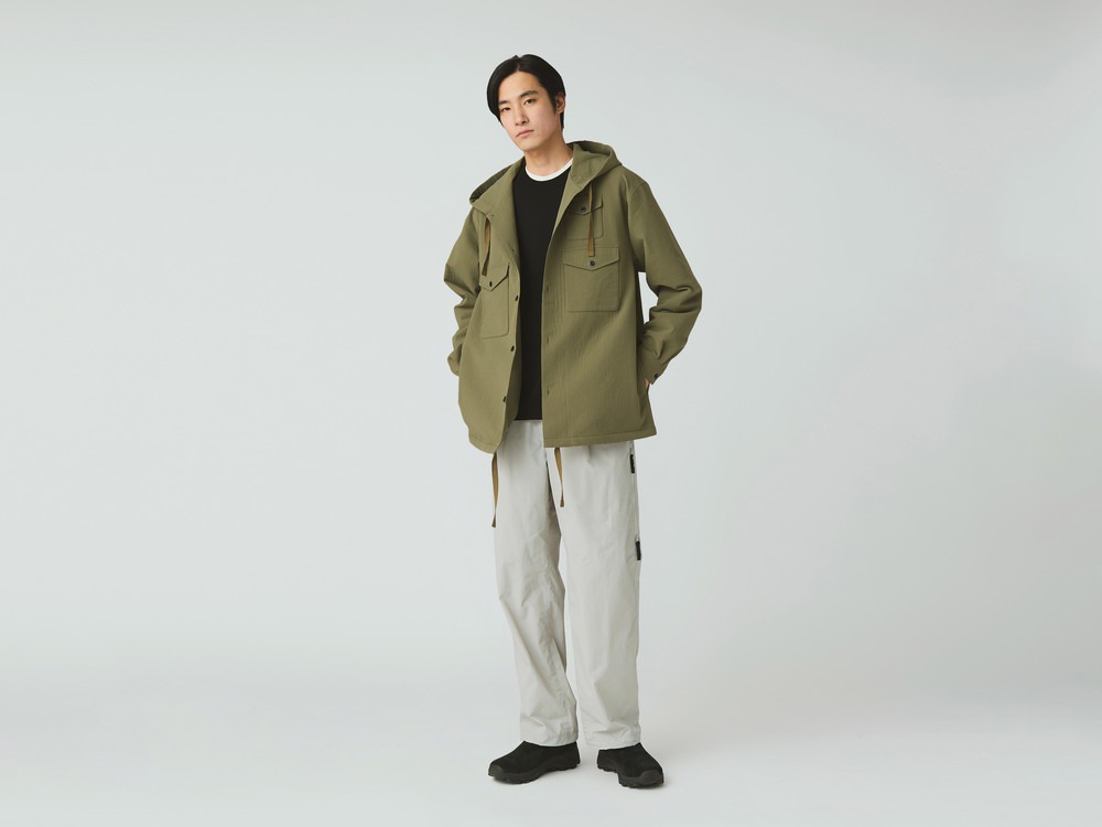 【先行予約商品】Easy Cloth Hooded Shirt M OLIVE