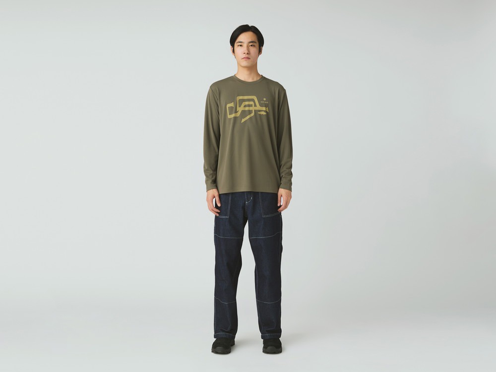 SP Logo Graphic Long Sleeve T-Shirt S WHITE