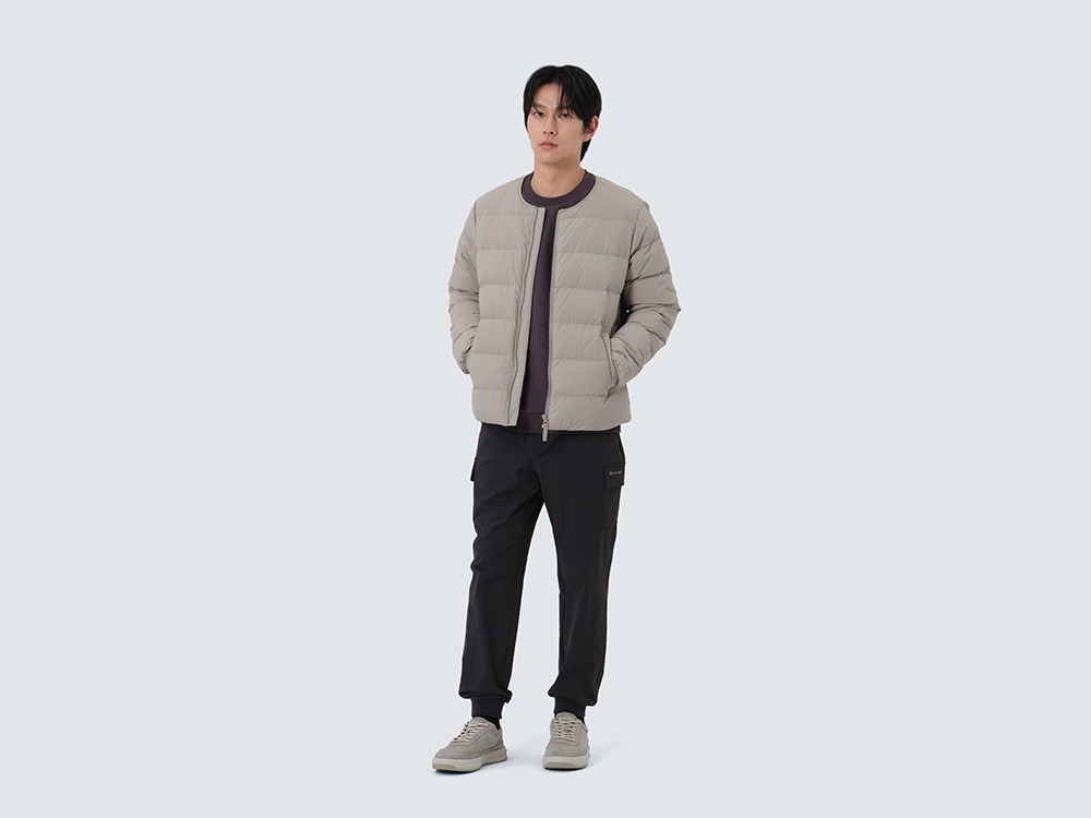 Land Lightweight Down Jacket M FOG GREY