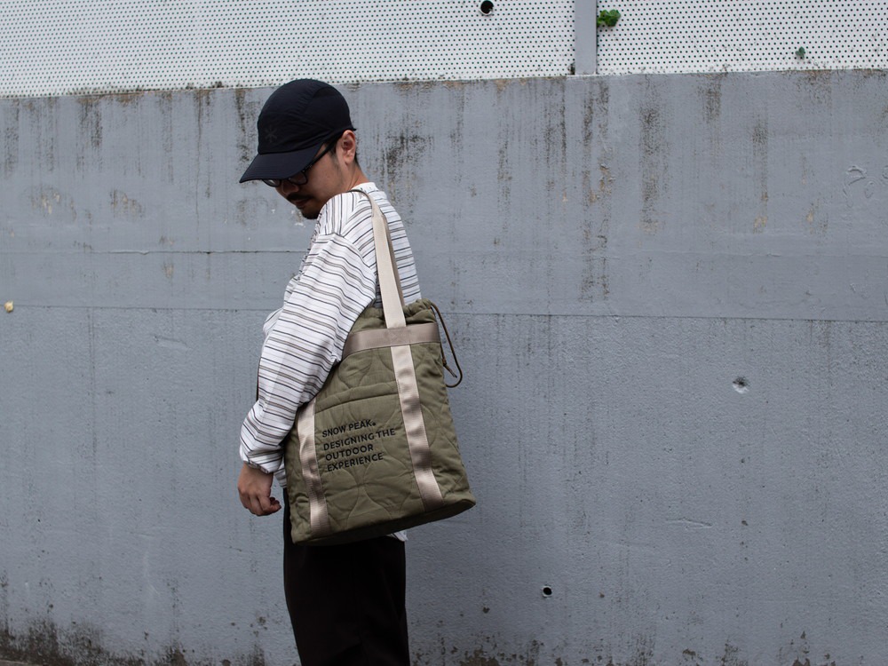 Quilted Ripstop Tote One OLIVE