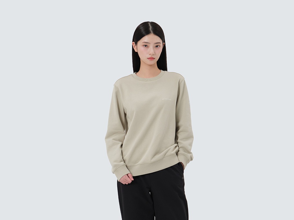 Land Women's Sweatshirt S PASTEL OLIVE