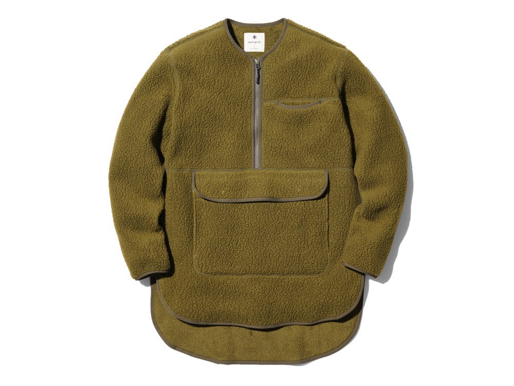 ウールフリースベストsnowpeak wool vest 2 olive