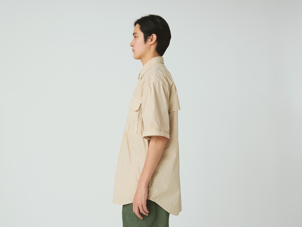【先行予約商品】Garment Dyed Convertible Shirt M IVORY