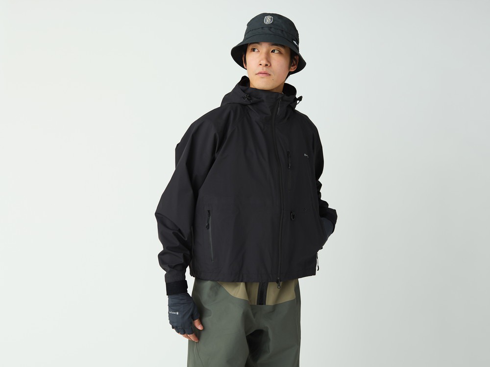 GORE-TEX Lightweight Rain Wading Jacket S BLACK