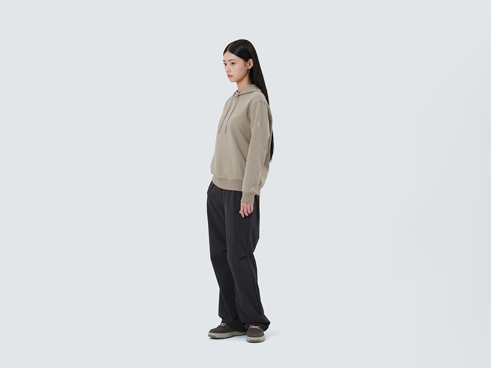 Land Women's Hood T-Shirt S KHAKI BEIGE