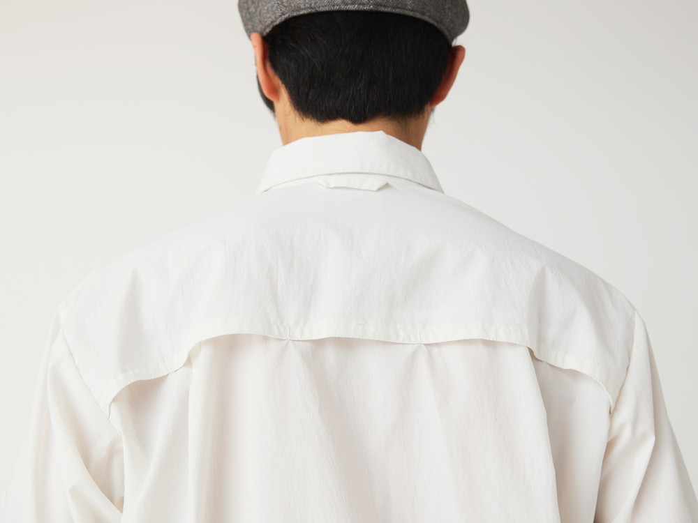 Utility Field Long Sleeve Stretch Dry Shirt S WHITE