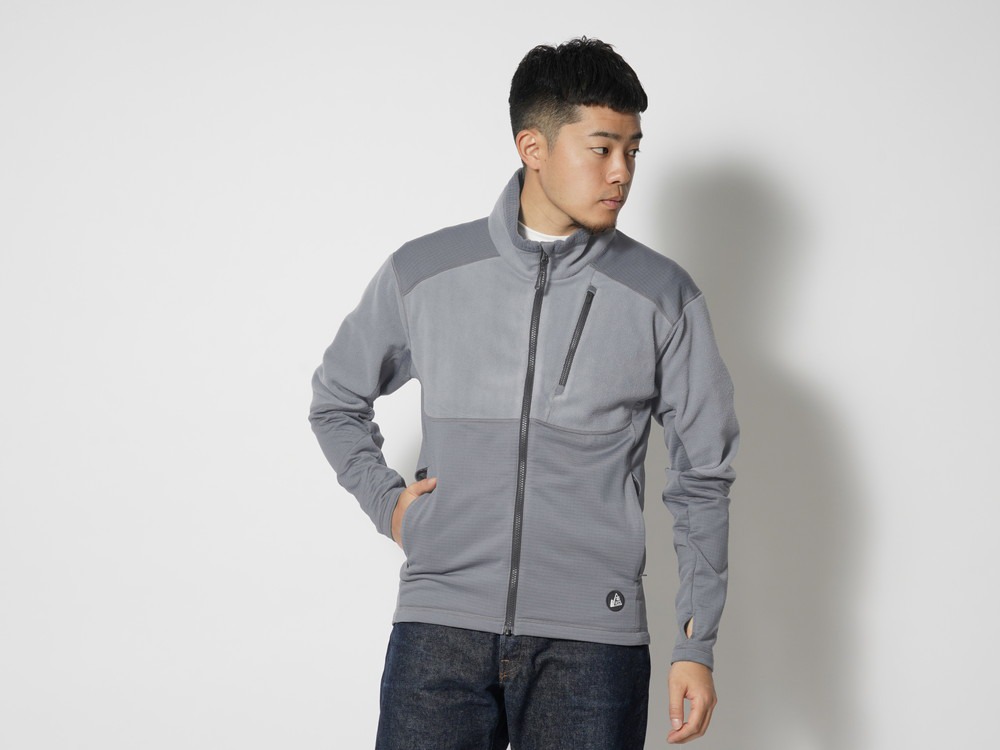 Hybrid Fleece Jacket  M Grey