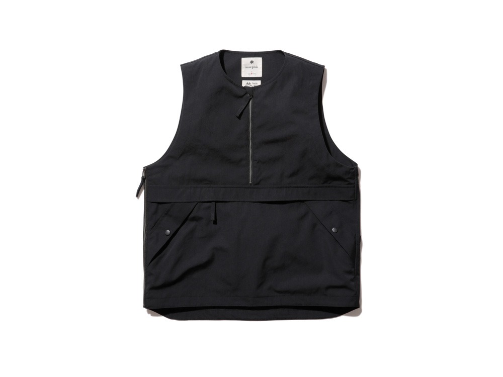 TAKIBI Weather Cloth Vest S Black