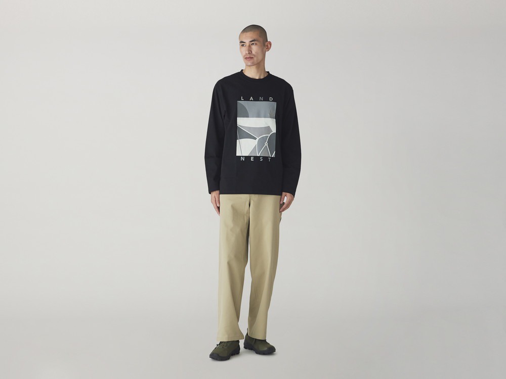 TAKIBI Chino Wide Pants 1 Grey