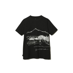 black and white graphic tee