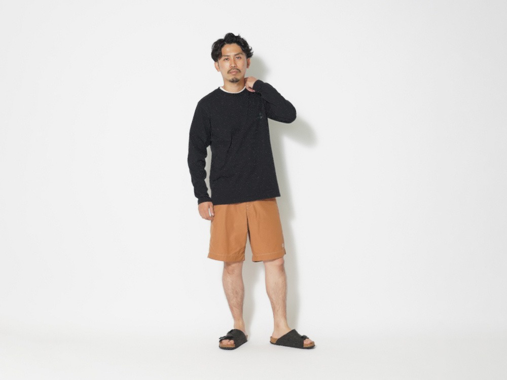 Light Mountain Cloth Shorts L Brown