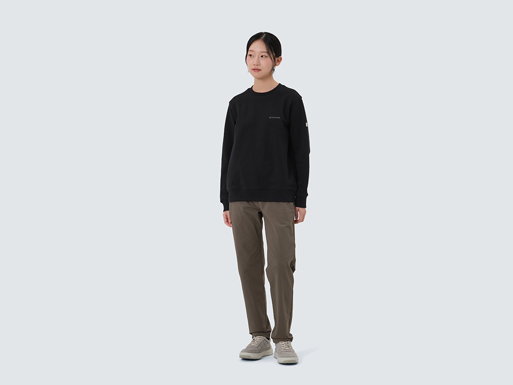 Land Women's Sweatshirt S BLACK
