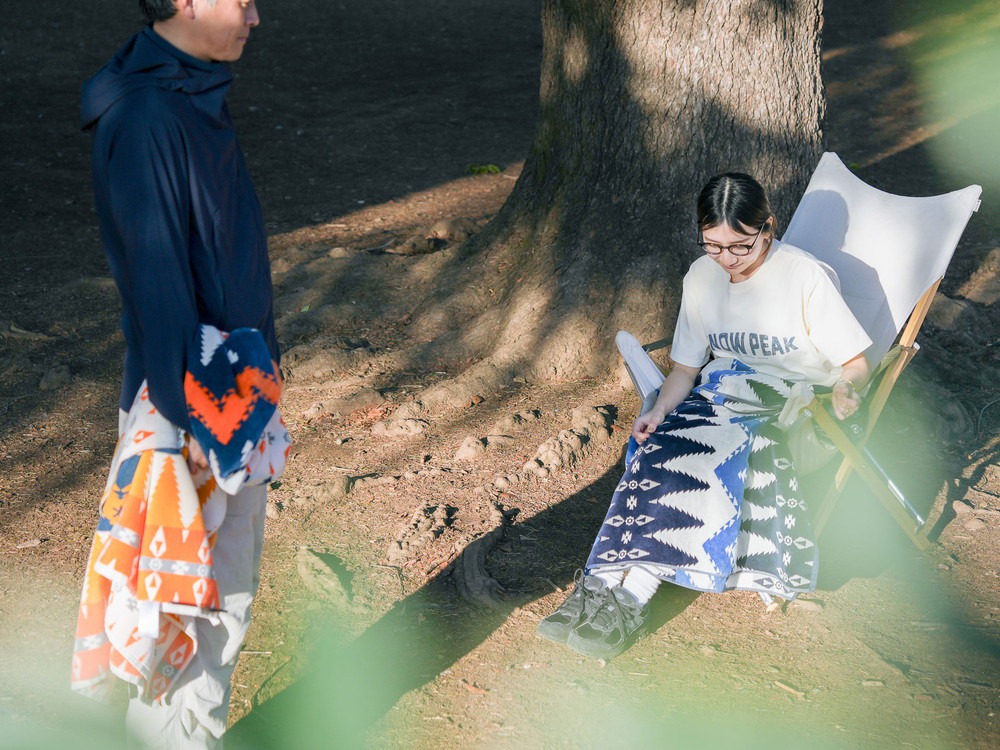 Snow Peak × Pendleton Towel Blanket One OATMEAL