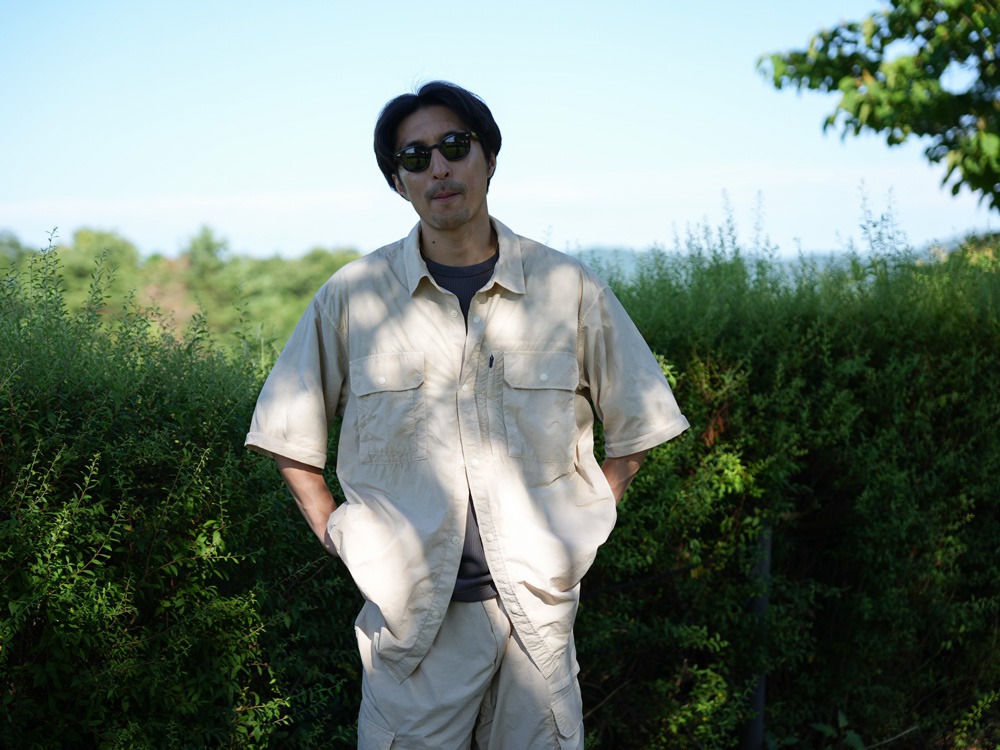 【先行予約商品】Garment Dyed Convertible Shirt M IVORY