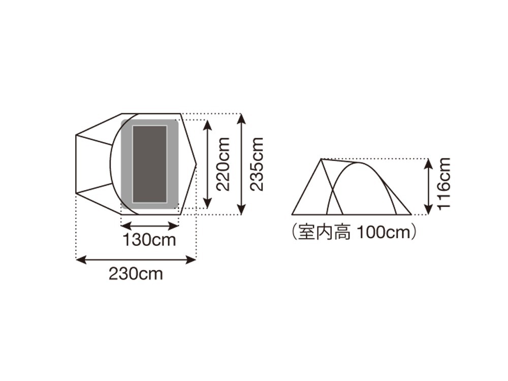 スノーピーク 新作 ミニッツドーム Pro.air 1 新品　定価76780円