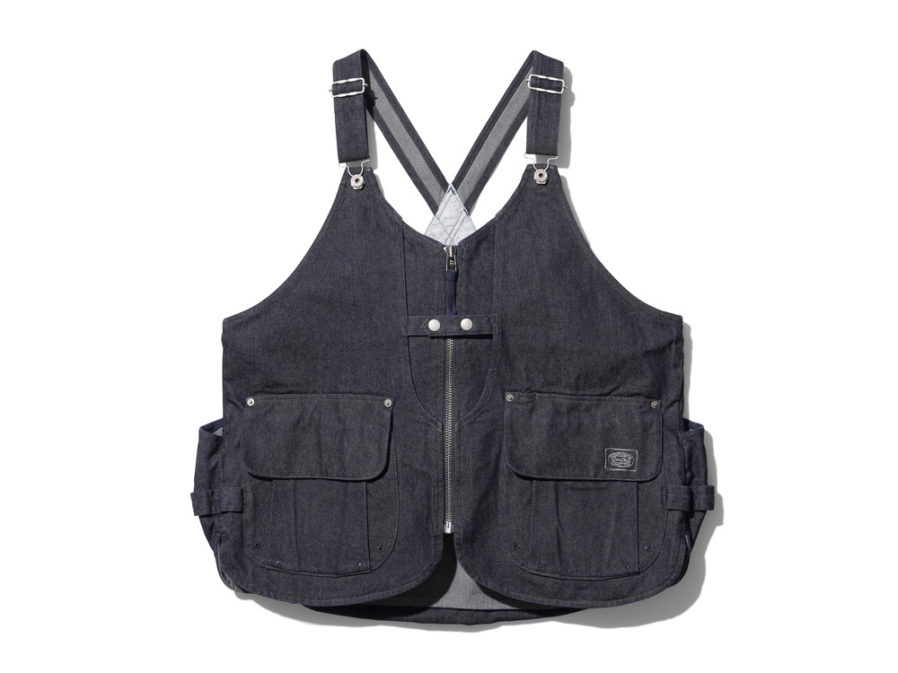 TAKIBI Denim Vest S Indigo