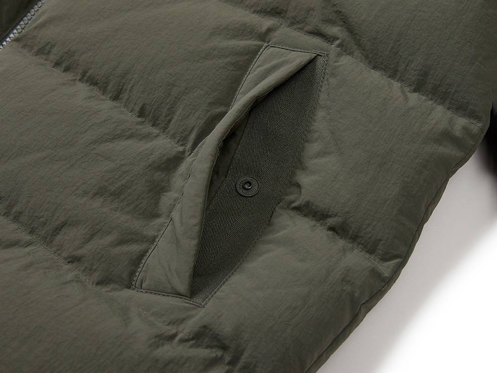 Land Lightweight Down Jacket M KHAKI