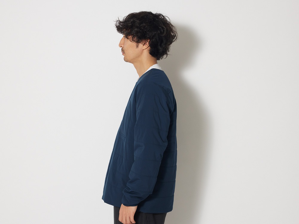 Flexible Insulated Cardigan 2 Navy