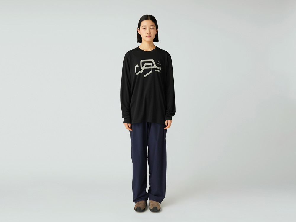 SP Logo Graphic Long Sleeve T-Shirt S GREIGE