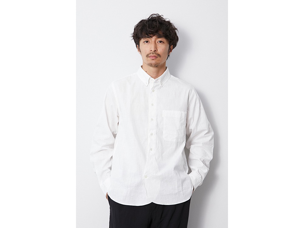 OG Cotton Poplin BD Shirt L Beige