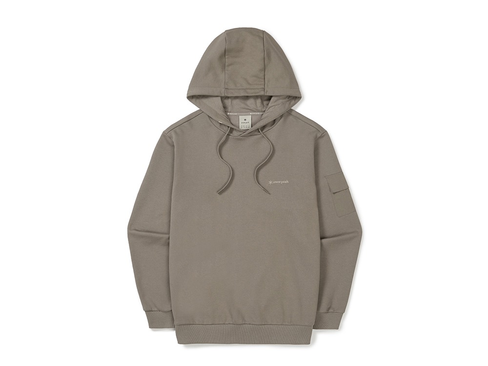 Land Pocket Hood T-Shirt M BEIGE GREY