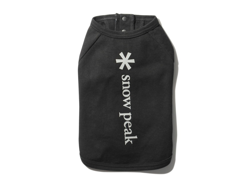 Snow Peak Dog Pullover Logo 3L Black