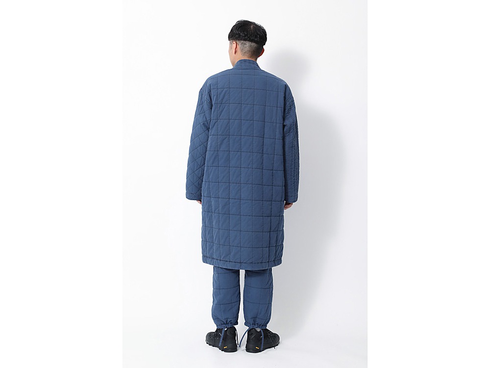 Patchwork Quilted NORAGI Coat M Navy