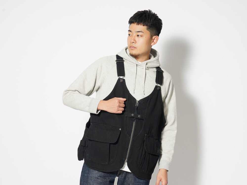 TAKIBI Denim Vest M Black(JK-23AU10703BK) | TAKIBI シリーズの通販 ...