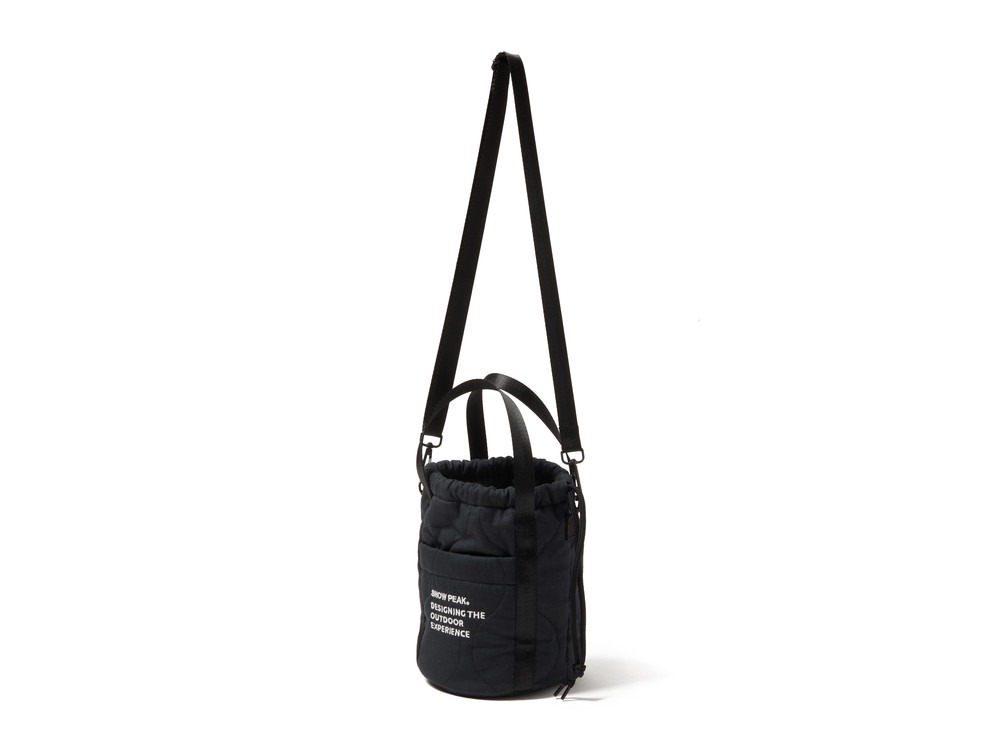Quilted Ripstop Pouch One BLACK