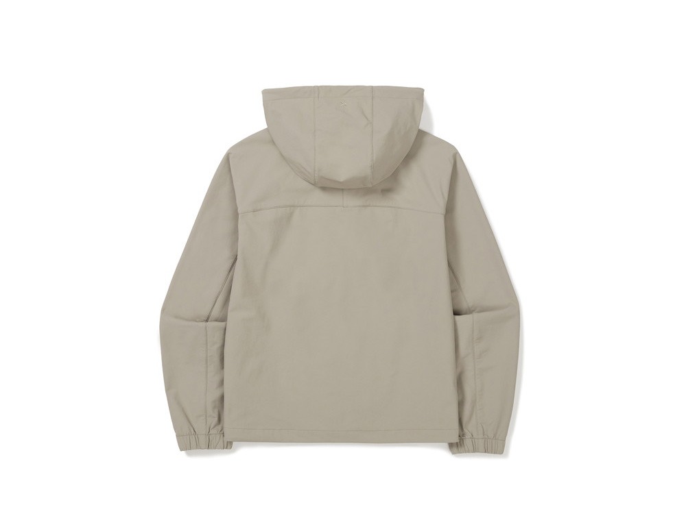 Lago Women's Semi-Cropped Hooded Jacket M BEIGE