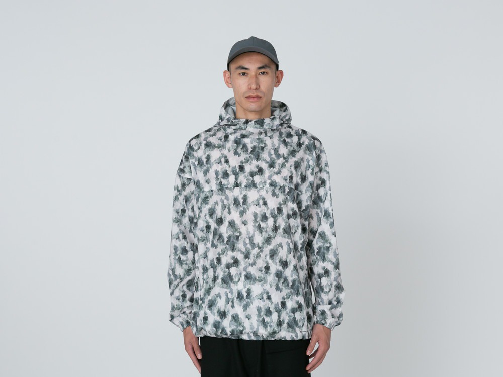 PrintedBreathable QuickDry Anorak S GREEN PT