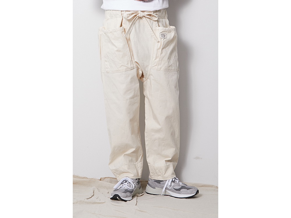 OG Canvas NORAGI Pants S Ecru