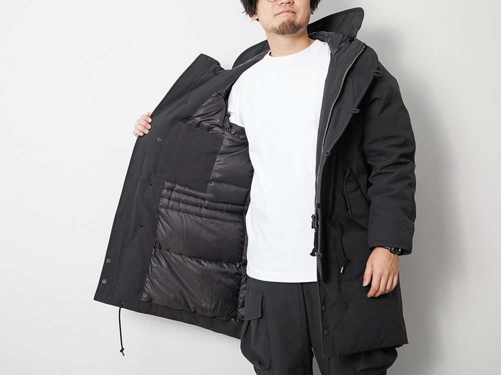 TAKIBI Down Coat M Black(JK-20AU10103BK) | ダウンの通販 ...